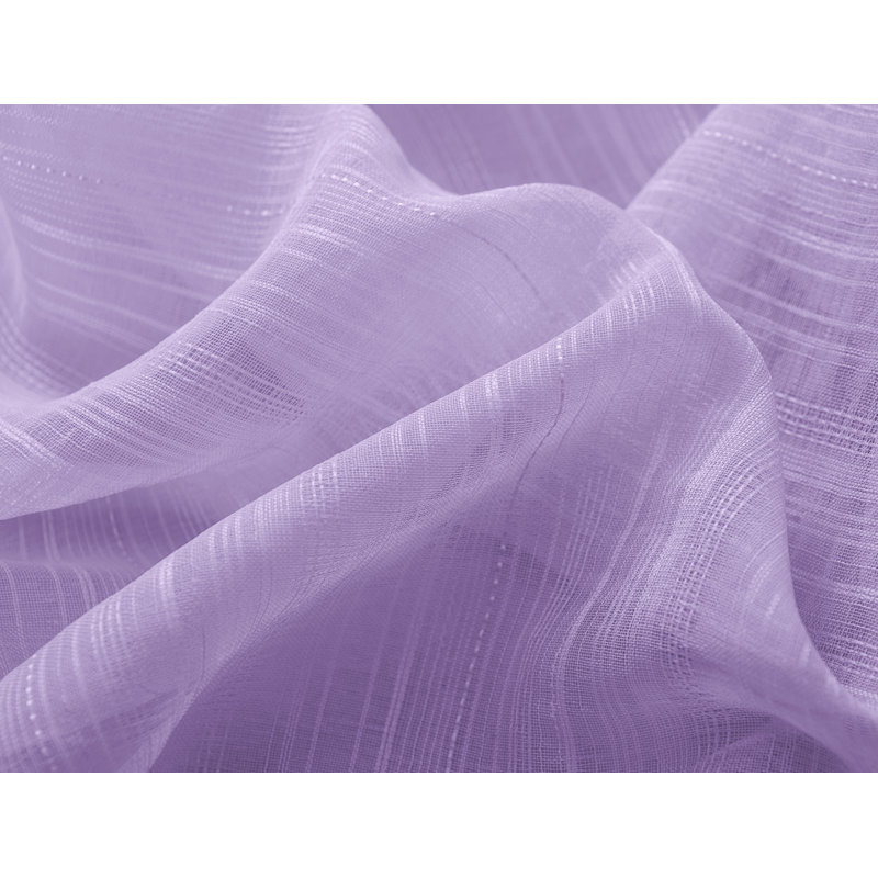 Hayle Semi Sheer Curtain Single Panel, Purple