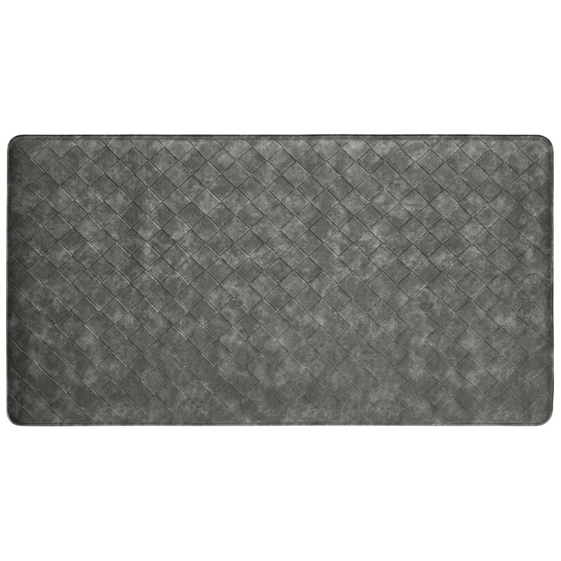 Tapis anti-fatigue Botenton Trenton, Gris foncé, Rectangle 1 pi 5 po x 3 pi 3 po