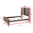 Contemporary Queen Panel LED Light Headboard Bed 1Pc-43239141-43239136