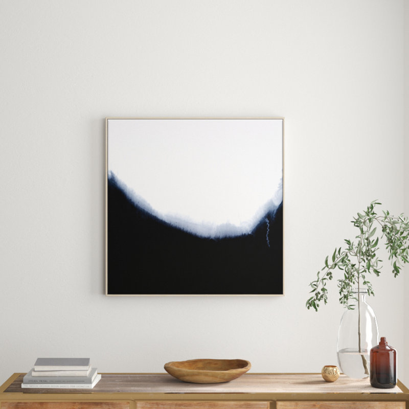Scapes 2 by Chalie MacRae - Painting on Canvas, 76cm H x 76cm W, Timber Floater Framed