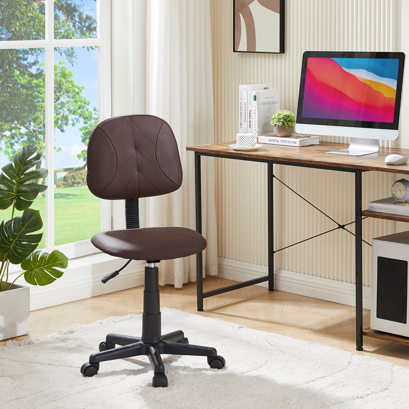 Fauteuil actif à hauteur réglable avec roulettes Langstyn, 19.3", Café