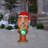 Star War Airblown Stylized Chewbacca with Santa Hat