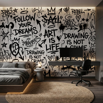 Papier peint graffiti Urban Rebellious