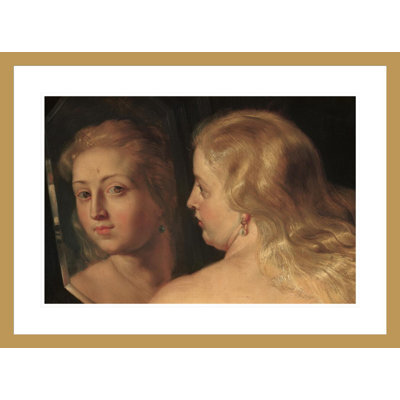 «Détail de la toilette de Vénus» par Peter Paul Rubens - impression giclée encadrée