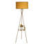 Christiana 185cm Mustard Tray Table Floor Lamp-1413638420