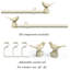 Tringle à rideaux simple réglable 1 po-73484721-73484725