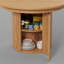 Table de salle à manger ronde extensible 45 po à 105 po avec rangement Hiden, table de salle à manger ronde 45 po Bachman -1121546314