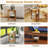 Shower Stool Teak Wood Corner Bath Stool w/ Storage Shelf Shower Seat Chair