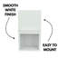 Tamiah Set of 2 Floating Wall-Mounted Open Bedside Tables, Compact-1469995320