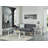 Garnett Glass Top End Table