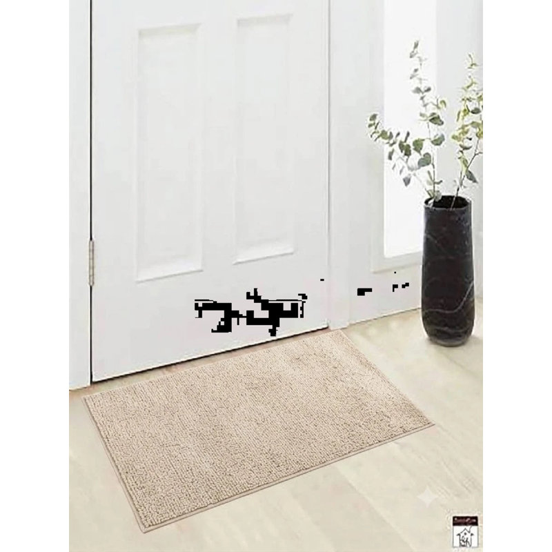Non-Slip Doormat, Beige, 50cm W x 80cm L