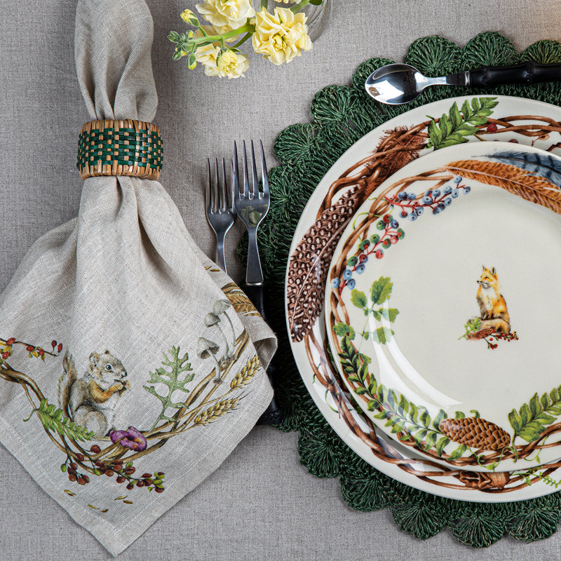 Forest Walk Animal Napkin