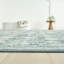 Tapis en coton tissé à la machine Aldora Glacier Indigo-470525792