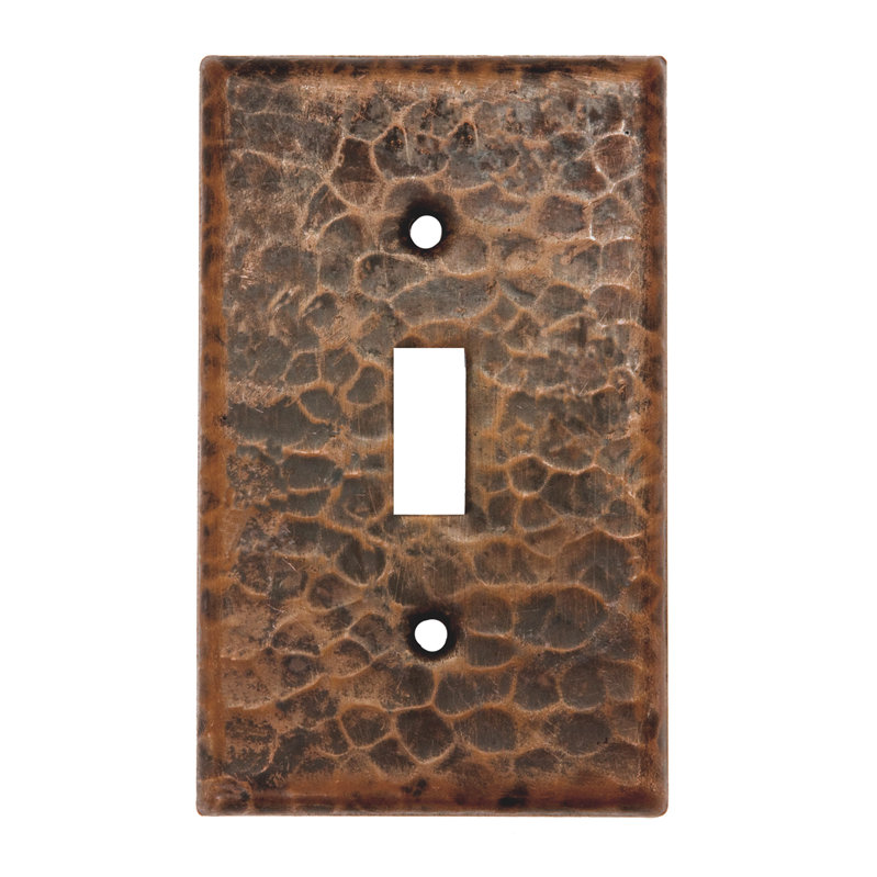 Copper Switchplate Single Toggle Switch Cover - Quantity 4