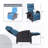 Moore Wicker Recliner Patio Chair with Cushions-967660028-967660000