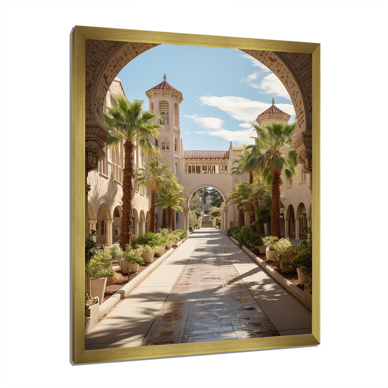 Hainsly Stanford University Extremely détaillée II - impression, Encadrement doré, H 32 po x l 16 po x P 1 po