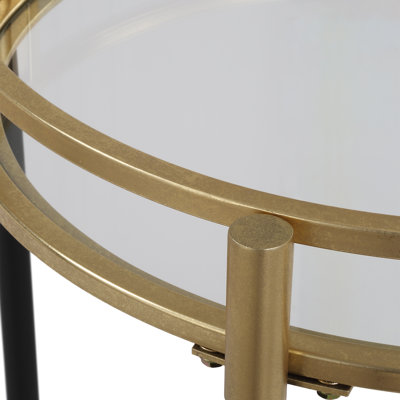Chariot-bar rond Christina