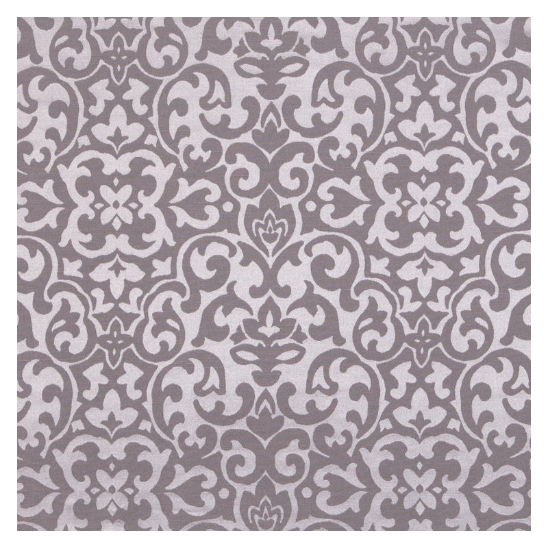 Tissu damassé quadrillé en fer, Lilas