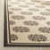 Burnell Ikat Cream/Brown Area Rug