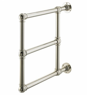 Bewdley 3 Rail Wall-Mounted Electric Towel Warmer, Polished Chrome