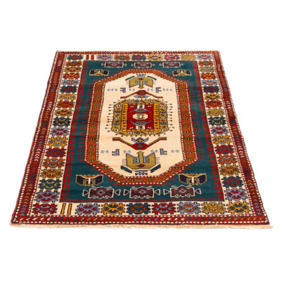 Tapis unique vert de 4 pi 2 po x 6 pi 3 po Melis