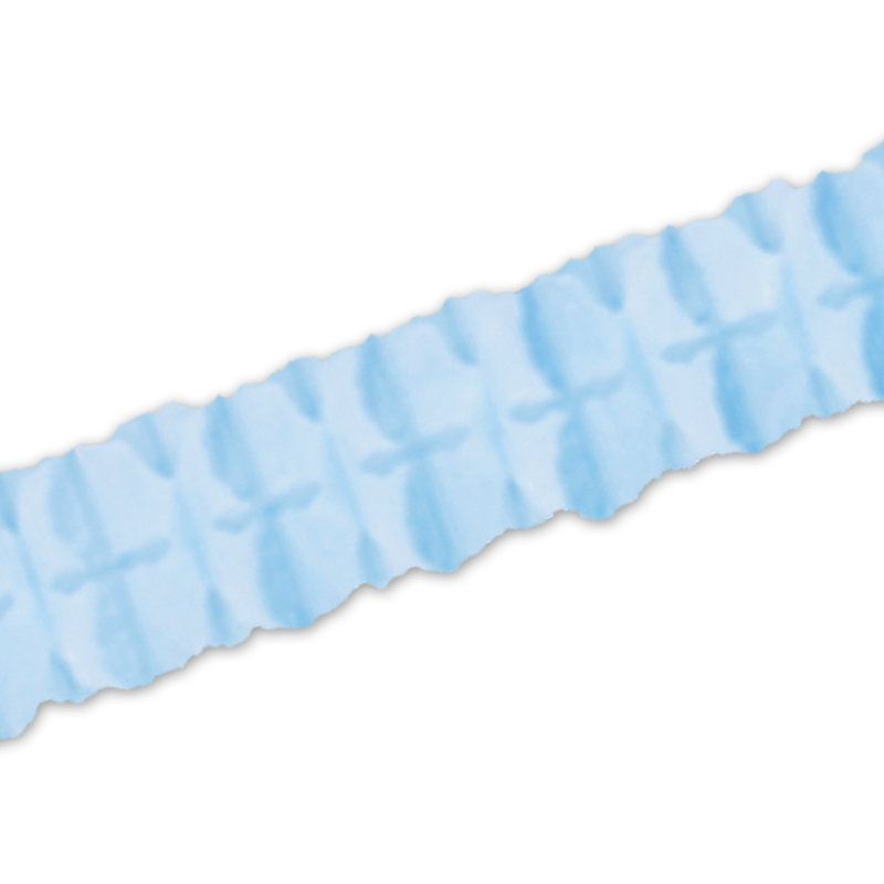Guirlande Pkgd Leaf - paquet de 12, Bleu clair