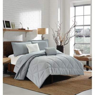 Ensemble d'édredon en jacquard pour grand lit 5 pièces Amelia