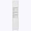 Armoire de rangement multi-fonctionnelle avec deux portes et tablettes réglables-791149905