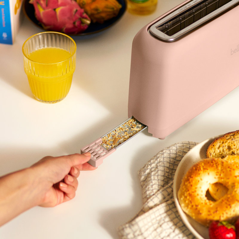 Bella 2-Slice Slim Toaster, Blossom