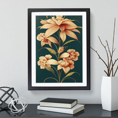 Classical Flower No.2 - Single Picture Frame Print
