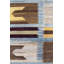 Tapis unique en laine noué à la main style nouvel âge de style scandinave brun 10 pi 2 po x 17 pi 7 po