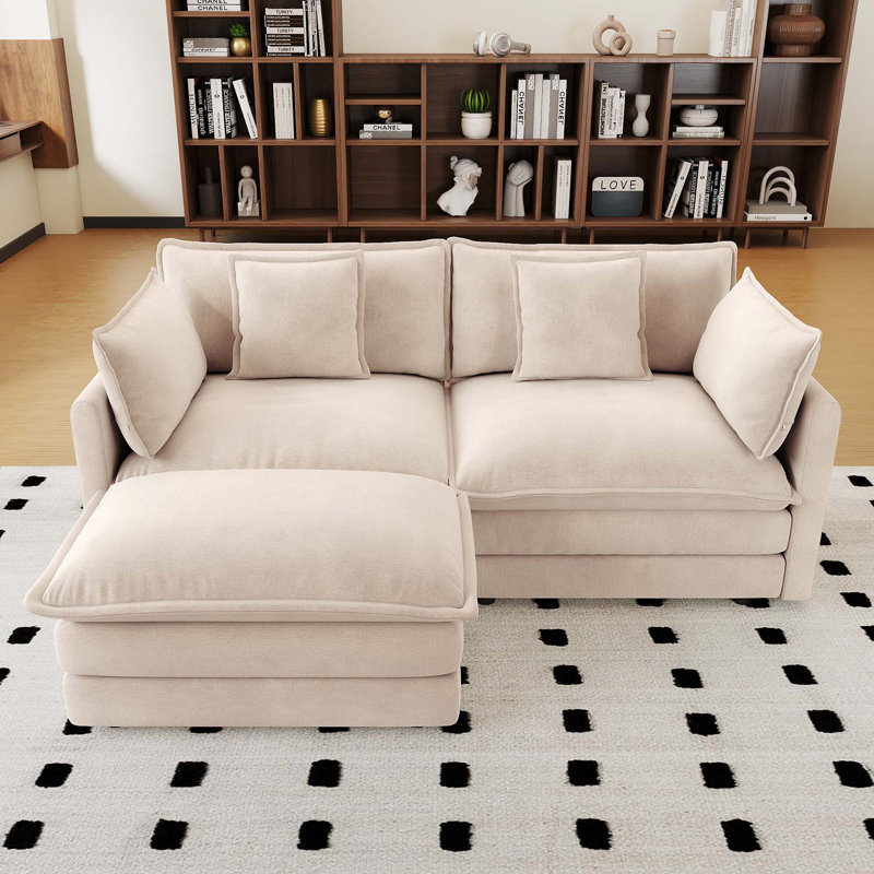 Sofa, Light Coffee Chenille