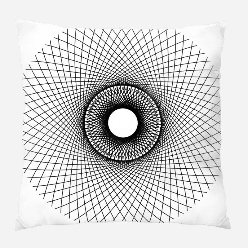 Coussin décoratif circulaire