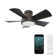 Vox 5 - Blade Indoor/Outdoor Smart Flush Mount Ceiling Fan with Remote Control and LED Light Kit, Works With Alexa and iOS or Android App