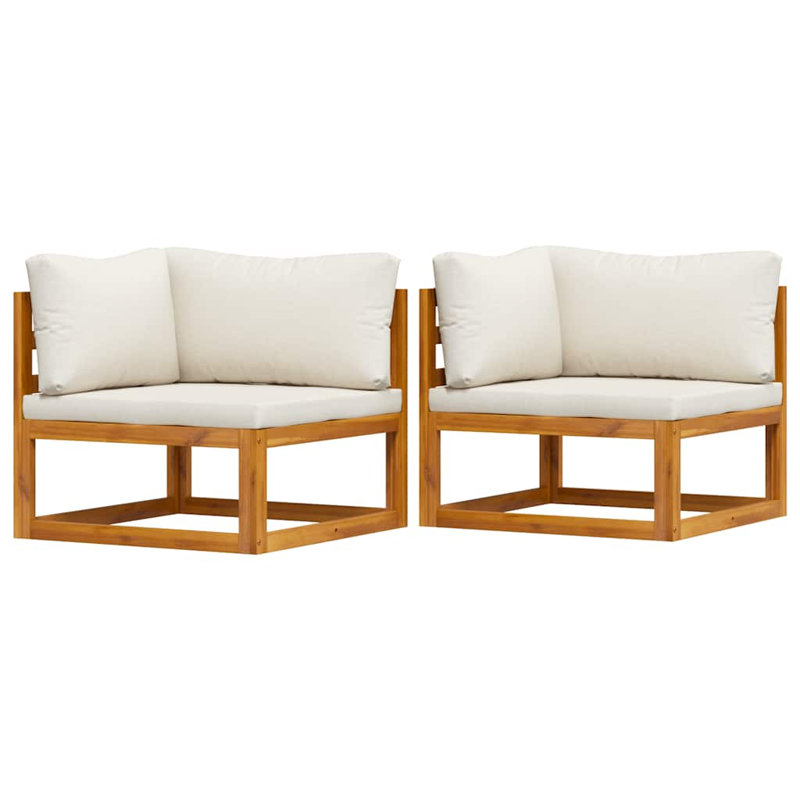 Fernley Patio Chair with Cushions, White