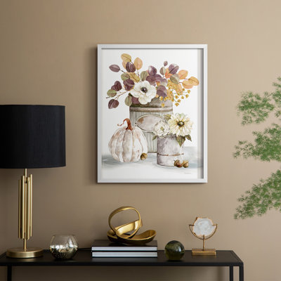 Autumn Arrangement I Framed Print - Solid Wood
