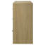 Grande commode Juhi, 6 tiroirs, conception asymétrique, bois de chêne clair