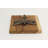 Brass Dragonfly Wood Napkin Holder