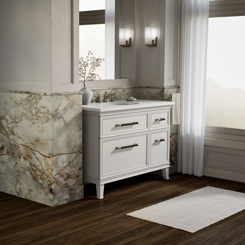 Artifacts 48 In. Bathroom Vanity Cabinet, White
