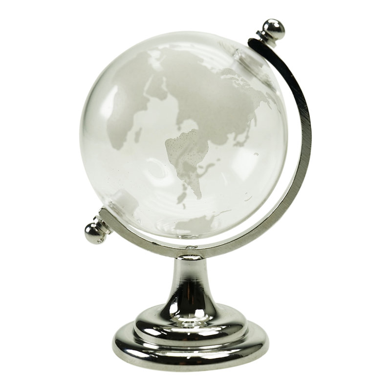 Glass Tabletop Globe
