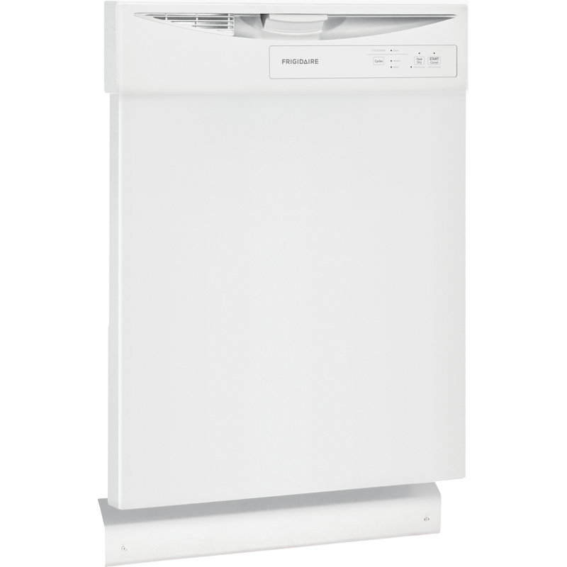 Frigidaire 24" 62 dBA Built-in Digital Control Dishwasher, White