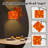 Arc Floor Lamp Vivid orange liquid geometric atomic style seamless for wrap Floor Lamps with Remote LED Lights Adjustable Lamp Shades Tall Standing Lamps for Reading Office Living Room