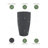ECOBO Eco-Friendly Round Pot Planter, VicenzaIndoor/Outdoor use,Four Season Use-105706253-88977543