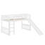 Lit mezzanine simple avec glissoire et échelle-1841651218