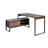 Draylen L-Shaped Metal Base Credenza Desk-631485296