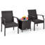Ensemble de conversation pour patio 3 pièces Highland Dunes