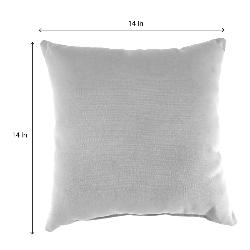 14" x 14" Outdoor Throw Pillow, Blue Summer