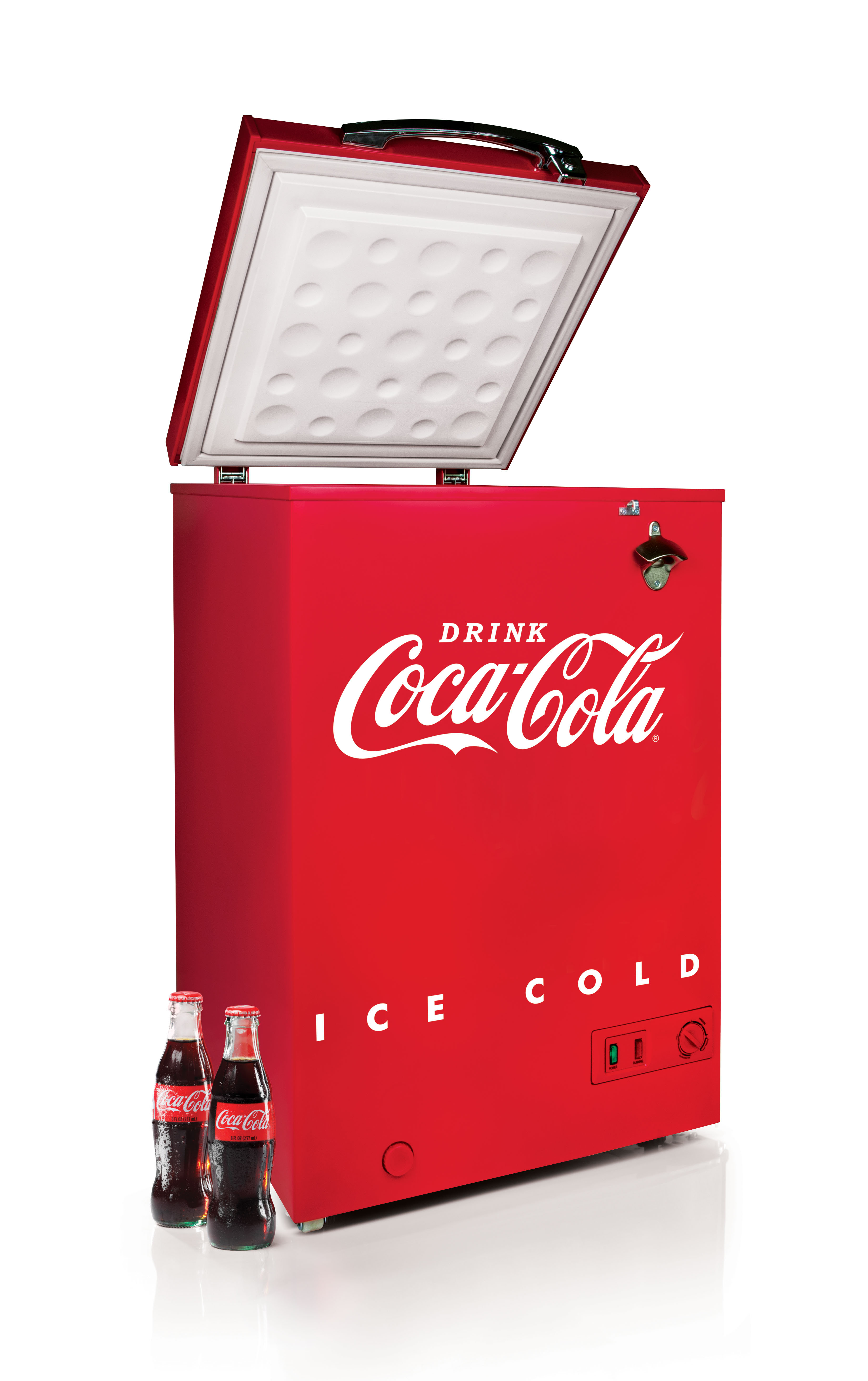 Coca-Cola Retro 3.2 Cubic Feet Freestanding Mini Fridge with Freezer &  Reviews