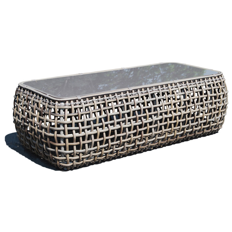 Dynasty Outdoor Coffee Table, Gray, Kubu Mushroom