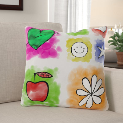 Diedrich Icons Square Pillow Cover & Insert